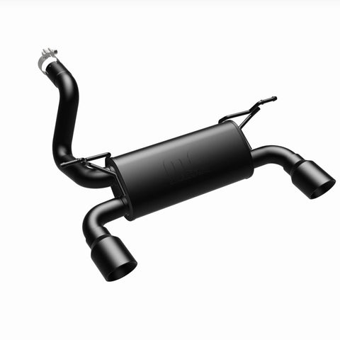 MagnaFlow 2018+ Jeep Wrangler 3.6L Dual Black Tip Axle-Back Exhaust - 19388