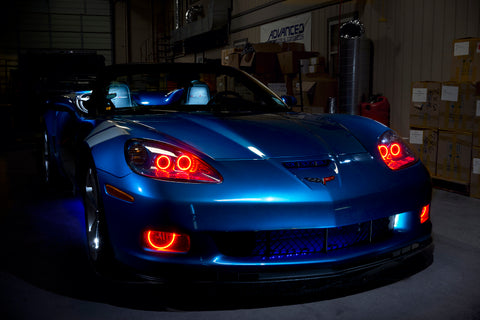 Oracle Chevrolet Corvette C6 05-13 LED Halo Kit - White - 2683-001