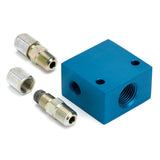 Autometer Transmission Line Adapter Fitting for 5/16in O.D. Tubing 1/2in NPTF - 2287