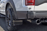 Rally Armor 17-20 Ford F-150 Raptor Gen 2 Black UR Mud Flap w/Dark Grey Logo - MF53-UR-BLK/DGRY