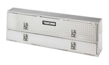 Tradesman Aluminum Professional Rail Top Mount L-Wing Box (72in.) - Brite - 8272
