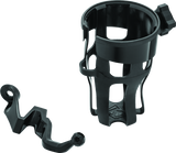 Kuryakyn Reflex Drink Holder-Passenger Mount Black - 6493