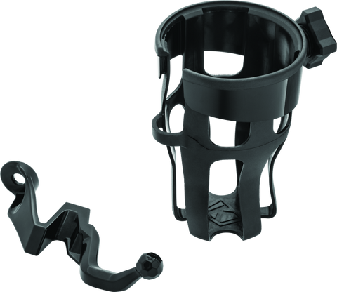 Kuryakyn Reflex Drink Holder-Passenger Mount Black - 6493