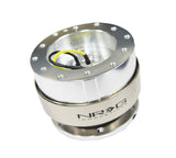 NRG Quick Release Gen 2.0 - Silver Shiny Body / Brushed Silver Ring - SRK-200SSL