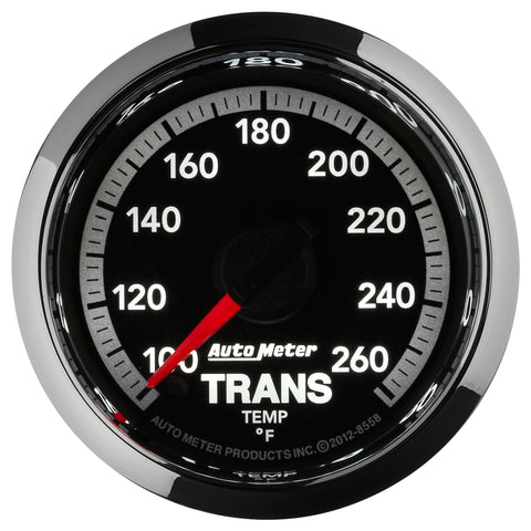 Autometer Factory Match Dodge 4th Gen 52.4mm 100-260 Deg F Trans Temp Gauge - 8558