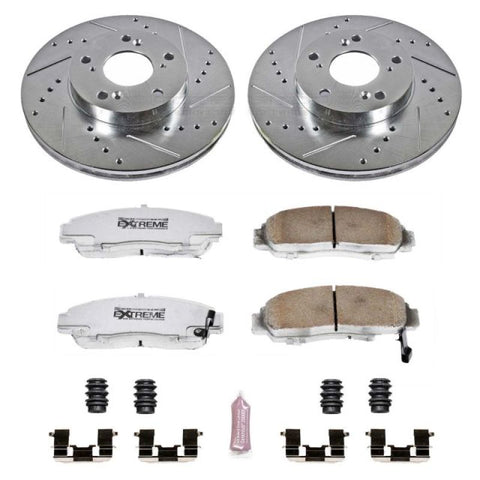 Power Stop 03-07 Honda Accord Front Z26 Street Warrior Brake Kit - K2558-26