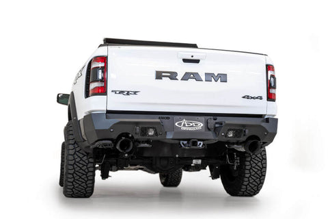 Addictive Desert Designs 2021 Dodge RAM 1500 TRX Stealth Fighter Rear Bumper - Hammer Black - R620081280103
