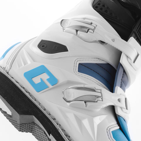 Gaerne SG12 Limited Edition Boot Black/White/Carolina Blue - Size 11 - 2174-103-11