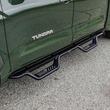 Westin 2022+ Toyota Tundra Crew Max Outlaw Nerf Step Bars - Textured Black - 20-14235