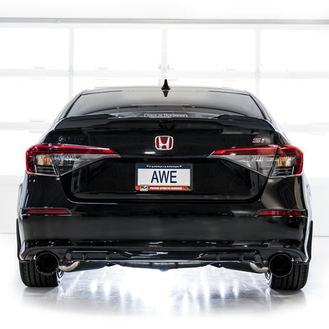 AWE Tuning 22+ Honda Civic Si/Acura Integra Track Edition Catback Exhaust - Dual Diamond Black Tips - 3020-33331