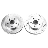 Power Stop 16-19 Toyota Prius Front Evolution Drilled & Slotted Rotors - Pair - JBR1744XPR