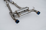 Invidia 2022+ Nissan Z 70mm Gemini Cat Back Exhaust - Rolled TI Tips - HS22N4Z7GM1RTL