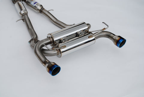 Invidia 2022+ Nissan Z 70mm Gemini Cat Back Exhaust - Rolled TI Tips - HS22N4Z7GM1RTL