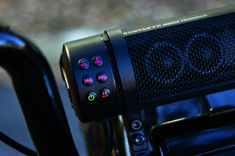 Kuryakyn Road Thunder Plus Sound Bar Satin Black - 2720