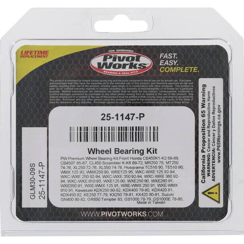 Pivot Works Premium Wheel Bearing - 25-1147-P