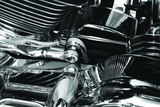 Kuryakyn Ball Joint With Stud Righthand Female 5/16in-24 Threads Chrome - 9058