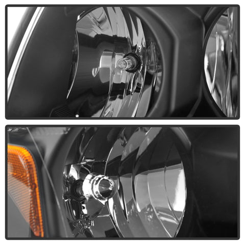 xTune Toyota 4Runner 03-05 Crystal Headlights Black HD-JH-T4R03-AM-BK - 9023583