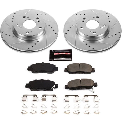 Power Stop 16-17 Honda Accord Front Z23 Evolution Sport Brake Kit - K7345