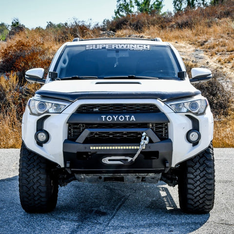 Westin 14-20 Toyota 4Runner Pro-Series Bumper Angular Bull Bar - Textured Black - 58-411155AB