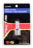 Spectre Fuel Fitting 3/8in. Hose Barb NPT Threads - Chrome - 5945