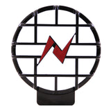 ANZO Protective Lens Universal 6in HID Black Protective Lens w/ ANZO USA Logo (Pair) - 851036