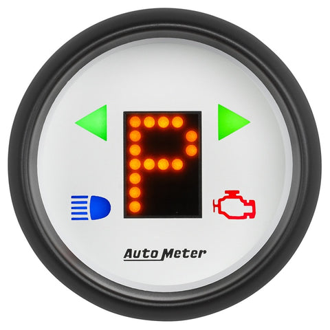 Autometer Phantom 2-1/16in (P/R/N/D/L/OD/O/5/4/3/2/1) Digital Gear Position Gauge - 5759