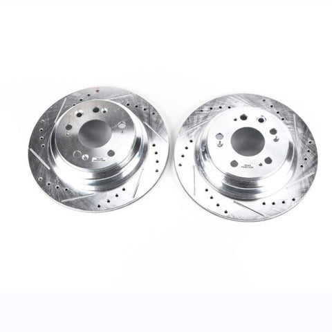 Power Stop 05-12 Acura RL Rear Evolution Drilled & Slotted Rotors - Pair - JBR1142XPR