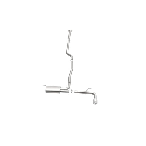 MagnaFlow Cat Back, SS, 2.5in, Street, Single Straight Pass. Polished 4in Tip, 2015 Ford Fusion 2.5L - 19096