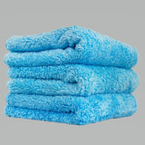 Chemical Guys Shaggy Fur-Ball Microfiber Towel - 16in x 16in - Blue - 3 Pack - MIC32103
