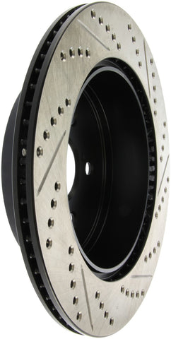 StopTech Power Slot 06-11 Lexus GS Series / 06-12 IS350 Rear Right Drilled & Slotted Rotor - 127.44141R