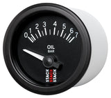 Autometer Stack 52mm 0-7 Bar M10 (M) Electric Oil Pressure Gauge - Black - ST3201