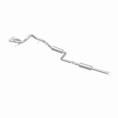 MagnaFlow 13 Ford Focus 2.0L Turbocharged ST Dual Center Rear Exit Stainless Cat Back Perf Exhaust - 15155
