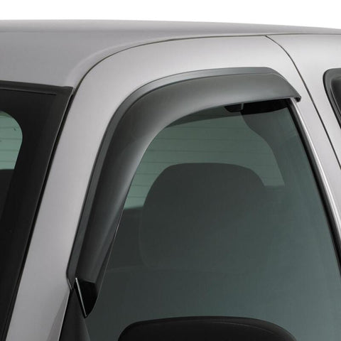 AVS 05-09 Ford Mustang Ventvisor Outside Mount Window Deflectors 2pc - Smoke - 92513