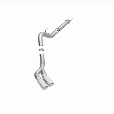 MagnaFlow CatBack 2018 Ford F-150 V6-3.0L Dual Exit Polished Stainless Exhaust - MF Series - 19422