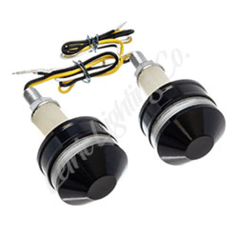 Letric Lighting Grip Ind Lghts Blk Cap Wht/Amb - LLC-BBE-TS