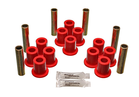Energy Suspension Ford 4 Wd Front Spring Bushing Set - Red - 4.2118R