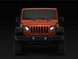Raxiom 97-18 Jeep Wrangler TJ/JK Axial Spider LED Headlight w/ Amber DRL- Chrome Hsng (Clear Lens) - J108047