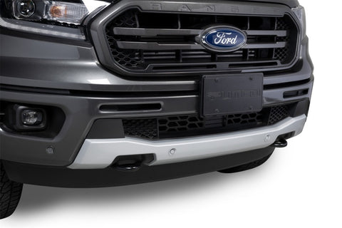 Putco 19-20 Ford Ranger w/ Adaptive Cruise - Hex Shield - Black Powder Coated Bumper Grille Inserts - 83164