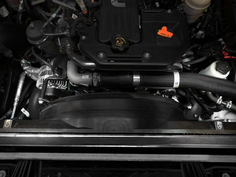 aFe BladeRunner 3in & 3-1/2in AL Hot and Cold Charge Pipe Kit Black RAM Diesel Trucks 25-26 L6-6.7L - 46-20814-B