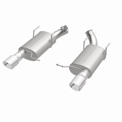 MagnaFlow 13 Ford Mustang V8 5.0L Dual Split Rear Exit Stainless Cat Back Performance Exhaust - 15151