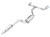 AWE 2022 VW GTI MK8 Touring Edition Exhaust - Chrome Silver Tips - 3015-32658