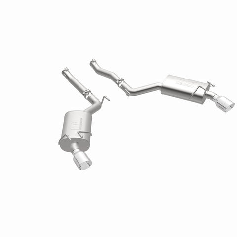 MagnaFlow Axle-Back Stainless Dual Split 4in Polished Tips 10-15 Chevrolet Camaro Convert. 3.6L V6 - 15354