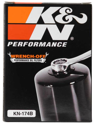 K&N Oil Filter 08-17 Harley-Davidson VRSCDX Night Rod Special 76 CI 3in OD x 3.844in Height - KN-174B
