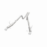 Magnaflow 2014 Ford Mustang V6 3.7L Comp Series Dual Split Rear Polished Stainless C/B Perf Exhaust - 15245