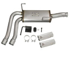 aFe Rebel Series CB Middle-Side Exit SS Exhaust w/ Polished Tips 09-16 GM Silverado/Sierra V6/V8 - 49-44070-P