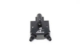 Aeromotive VaporWorx Y-Block Kit - (2) AN-06 ORB (1) AN-08 ORB (1) 1/8in NPT - 65607