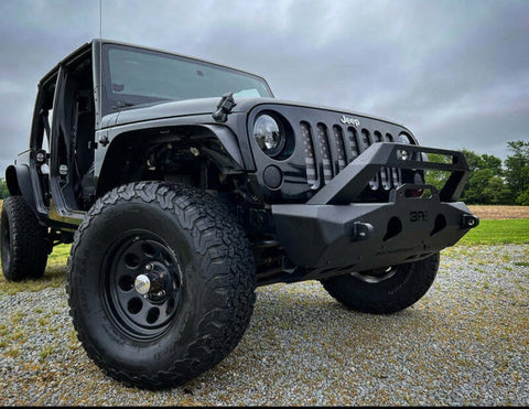 Body Armor 4x4 07-22 Jeep Wrangler JK/JL & Gladiator JT Orion Stubby Front Bumper - JP-19535