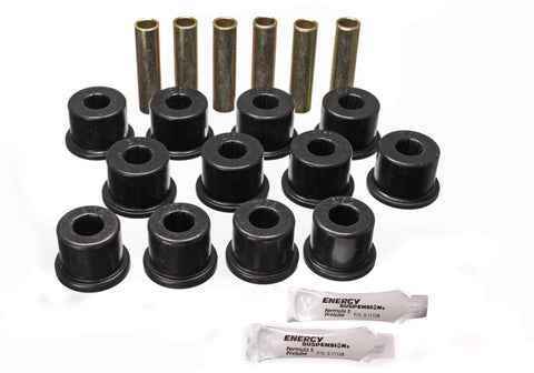 Energy Suspension Rear Spring Set - Black - 3.2128G