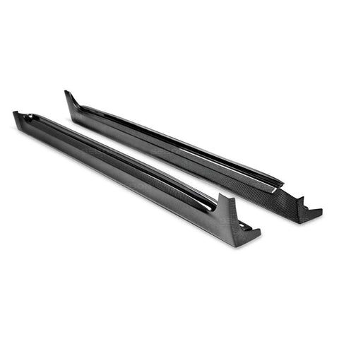 Seibon 08-10 Subaru STi Carbon Fiber Side Skirts - SS0809SBIMPSTI-OE