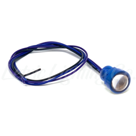 Letric Lighting Royal Flush G2 LEDs Sealed Blue Anodized Body - Red/Red - LLC-RFNS-RR